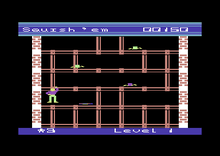 Screenshot of the C64 version.