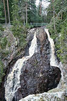 Styggforsen waterfall