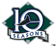 Tampa Bay Devil Rays 10th anniversary logo