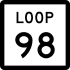 State Highway Loop 98 marker