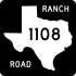 Ranch to Market Road 1108 marker