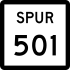 State Highway Spur 501 marker