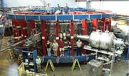 A top view of the Electric Tokamak.