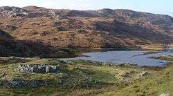 The abandoned township of Stiomrabhaigh looking North West