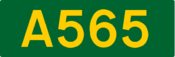 A565 road shield