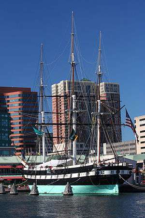 Constellation at Baltimore's Inner Harbor