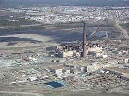 Areal view of Vale's Thompson Mill and Thompson