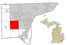 Romulus is in the middle of a county in far southeastern Michigan.