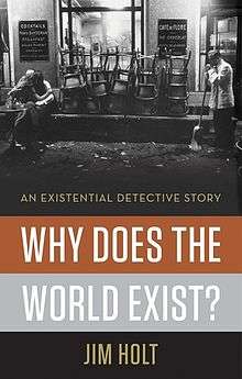 Central theme: A central question of the book is 'Why is there something rather than nothing?' lies in the domain between philosophy and scientific cosmology.