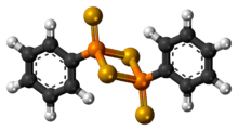 3D model of the Woollins' reagent molecule