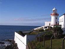 Youghal lighthouse in the sunshine